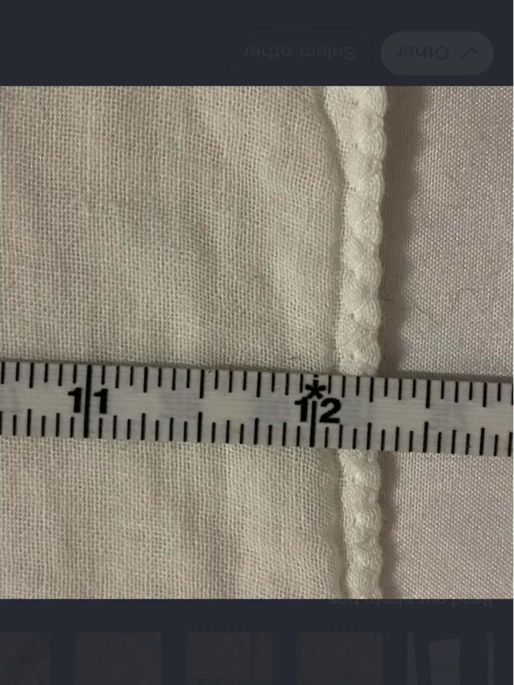 Vintage Hand Embroidered Dresser Scarf Table Runner White Linen Cottagecore